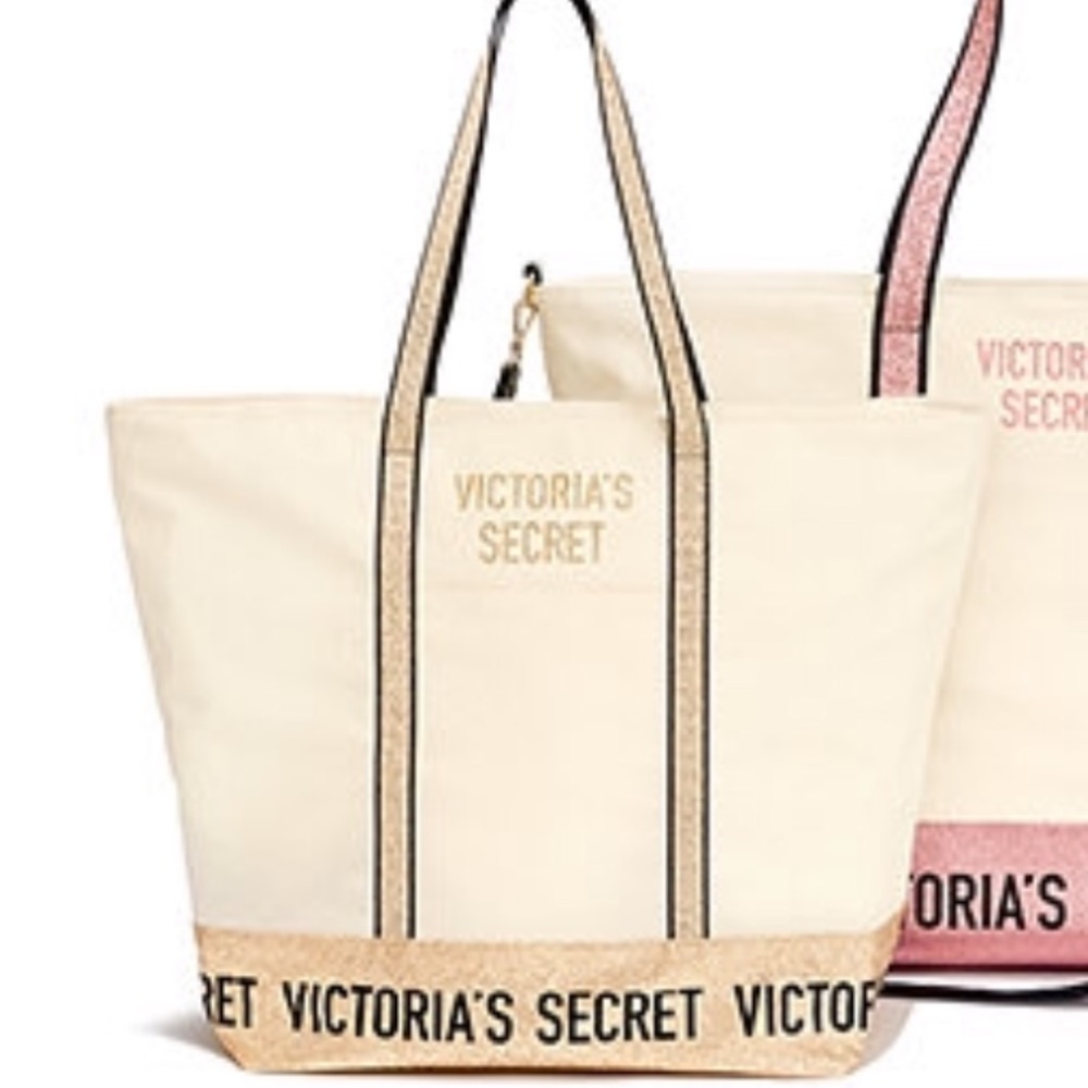 NWT VS glitter tote